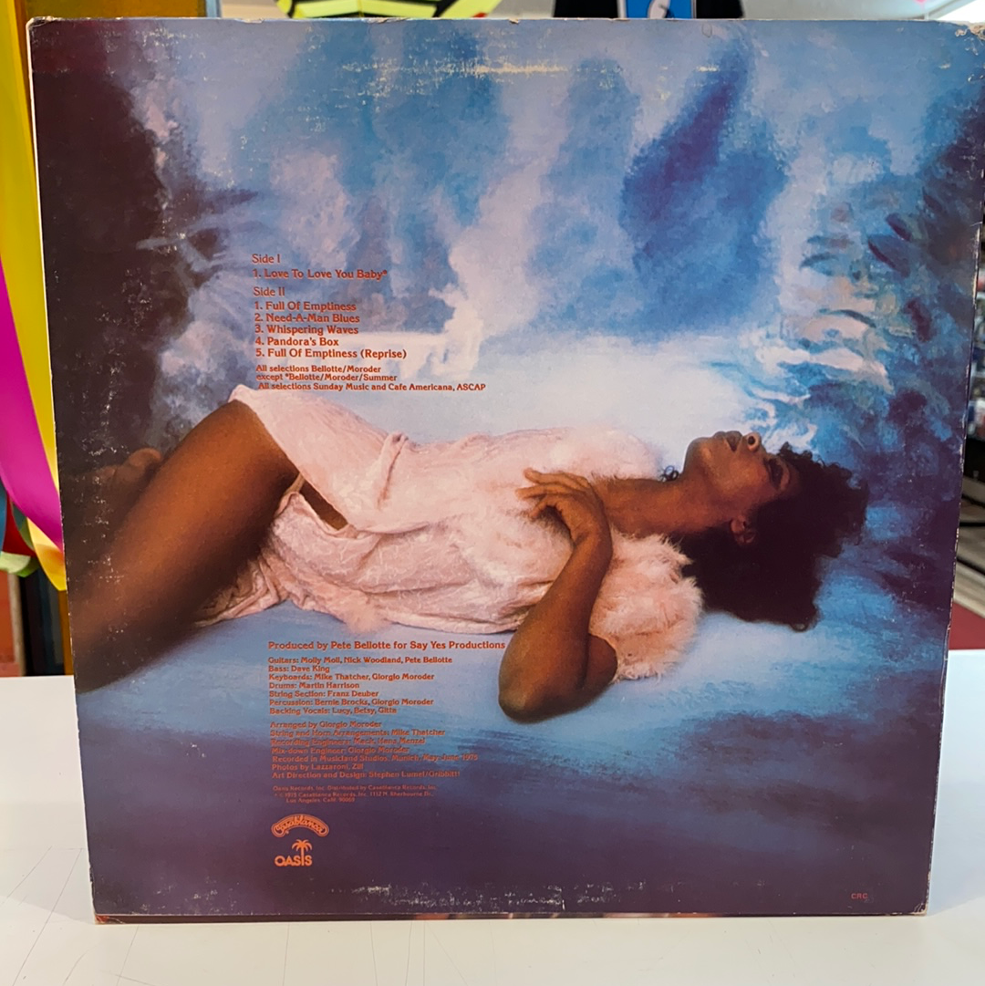 Donna Summer - Love To Love You Baby (Vinyl) – Del Bravo Record Shop