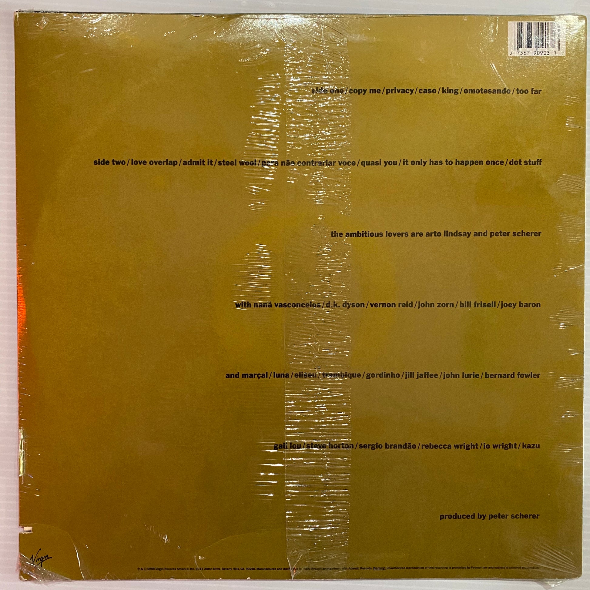 Ambitious Lovers Greed vinyl LP 1988 Virgin – Del Shop