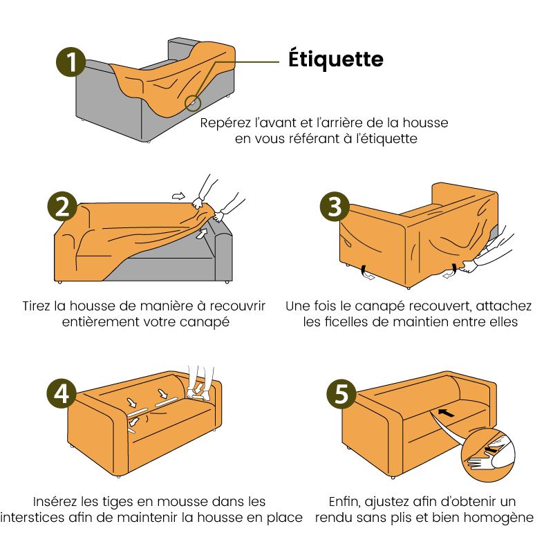 Guide installation housses - La Maison des Housses