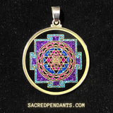 Sri Yantra Mandala sacred pendant