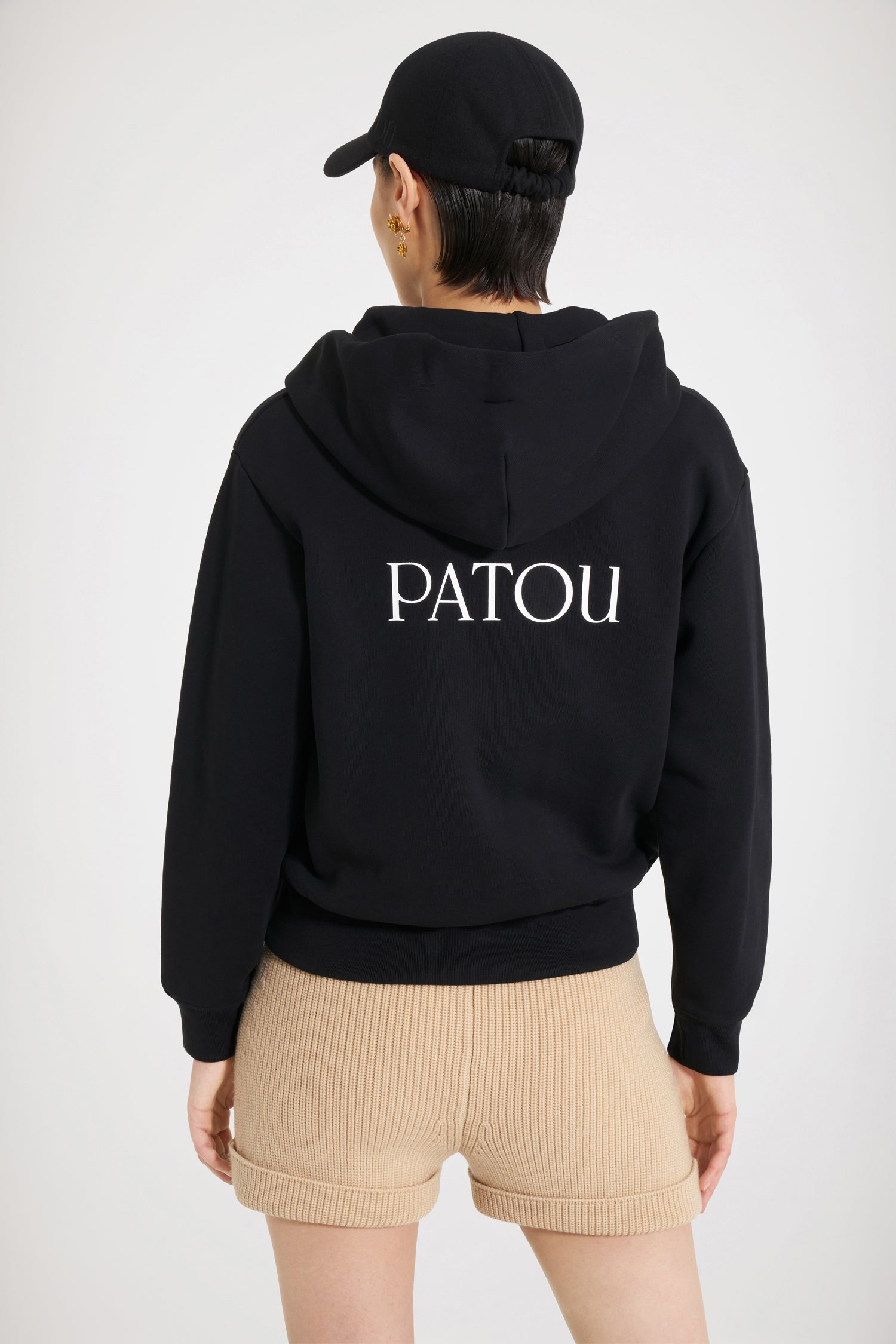 新品未着用 Patou 黒XS/S オーガニックコットンデニム パトゥ キャップ