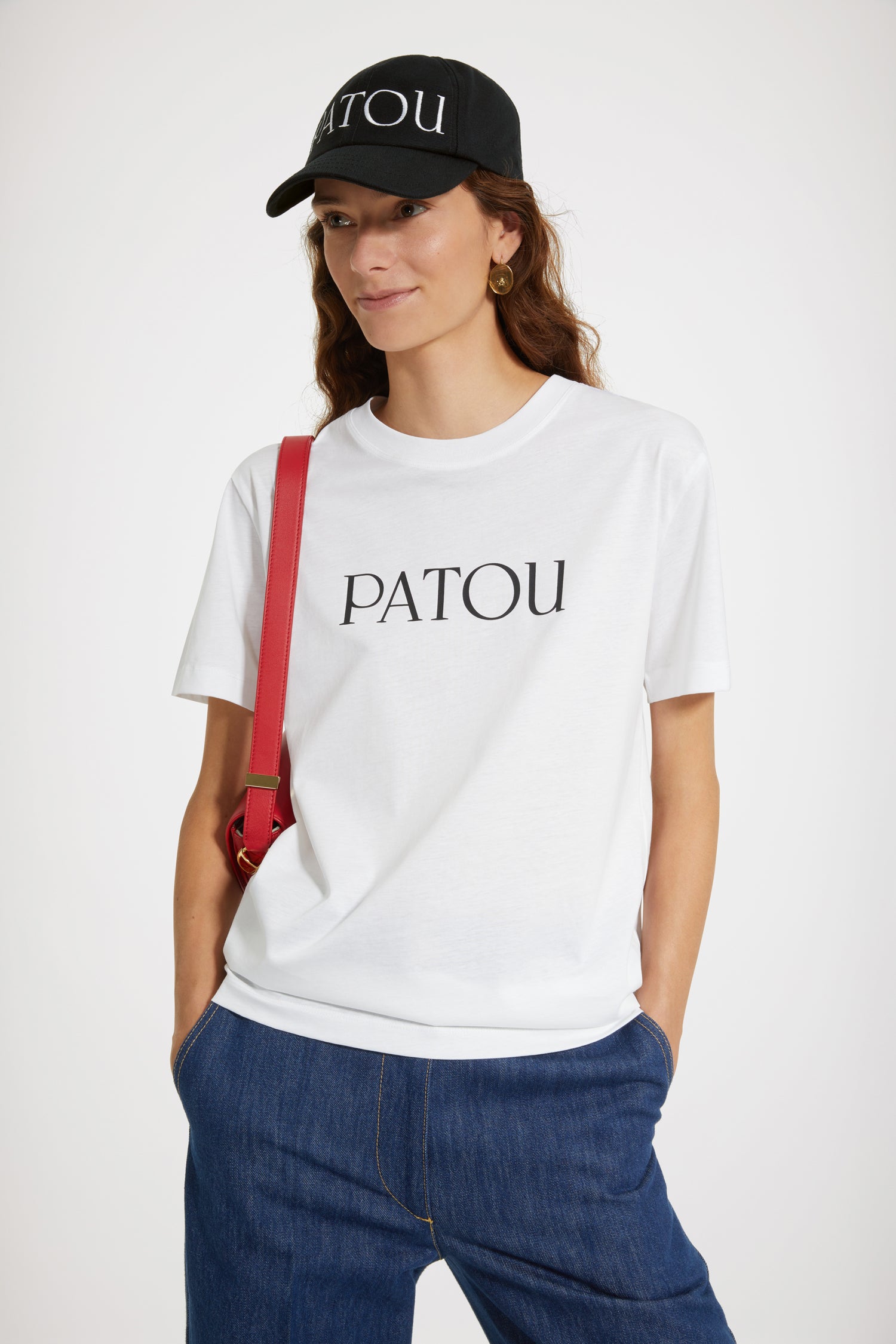 PATOU「オーガニックコットン パトゥロゴTシャツ 」 Sサイズ-