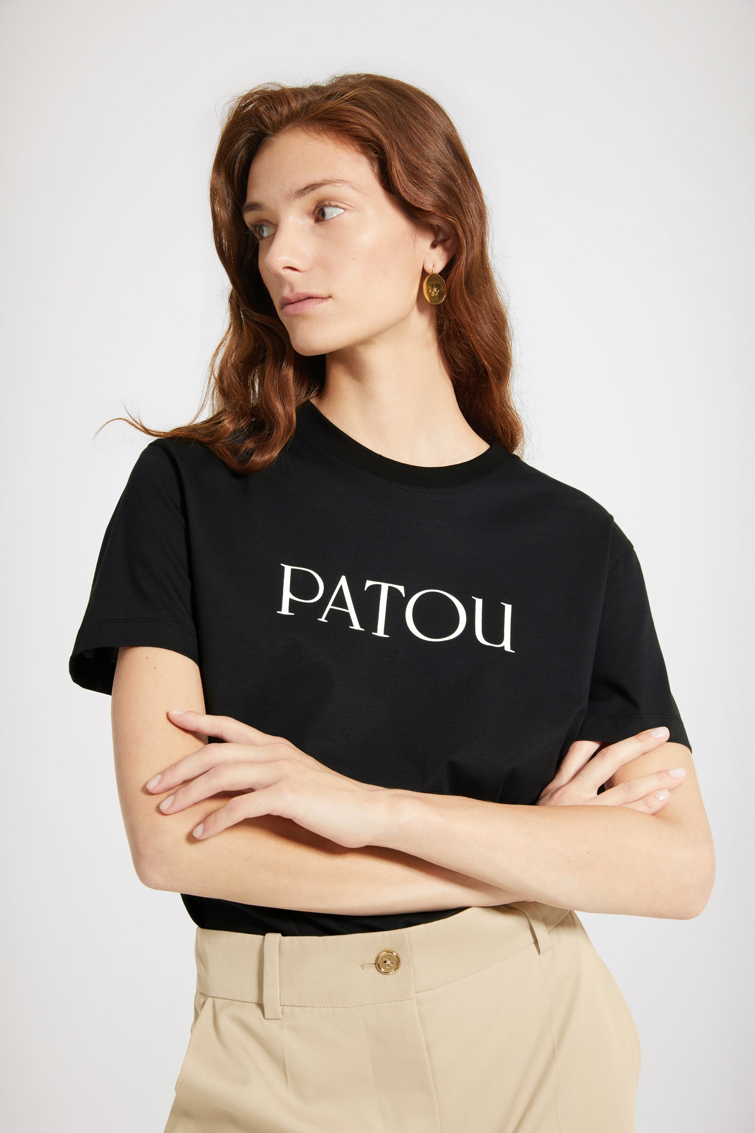 patou tシャツ ブラック XS-