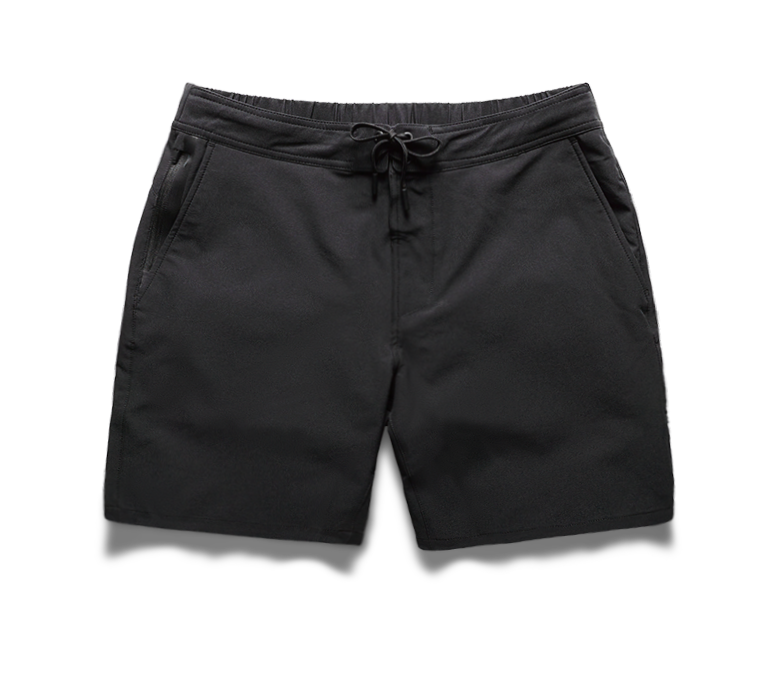 OLYMPIC HEAVY COTTON MID SHORT (BLACK)