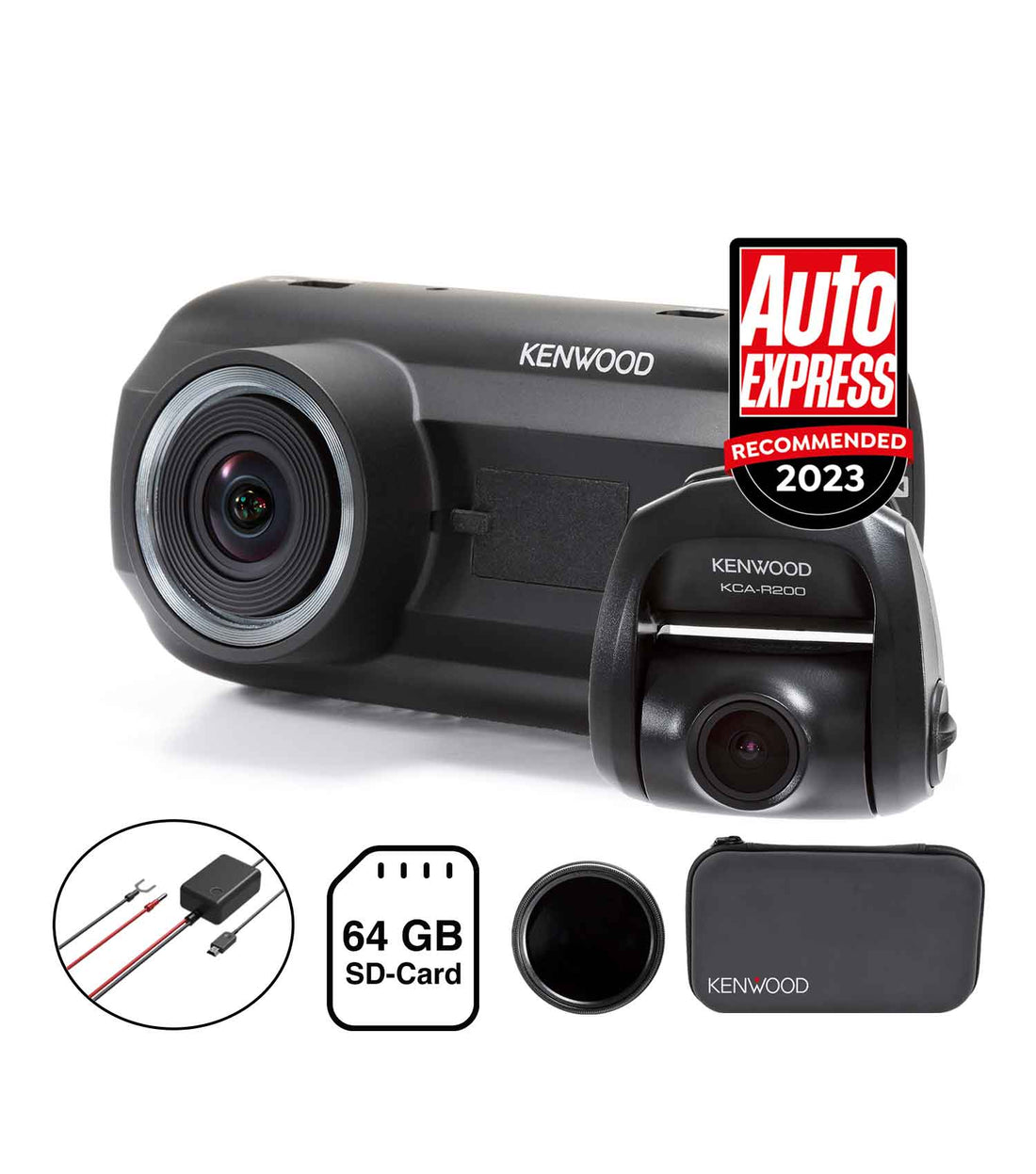 | DRV-A601W KENWOOD camera cam, rear Dash KCA-R200 bundle – Audio Cams Ultra HD dash