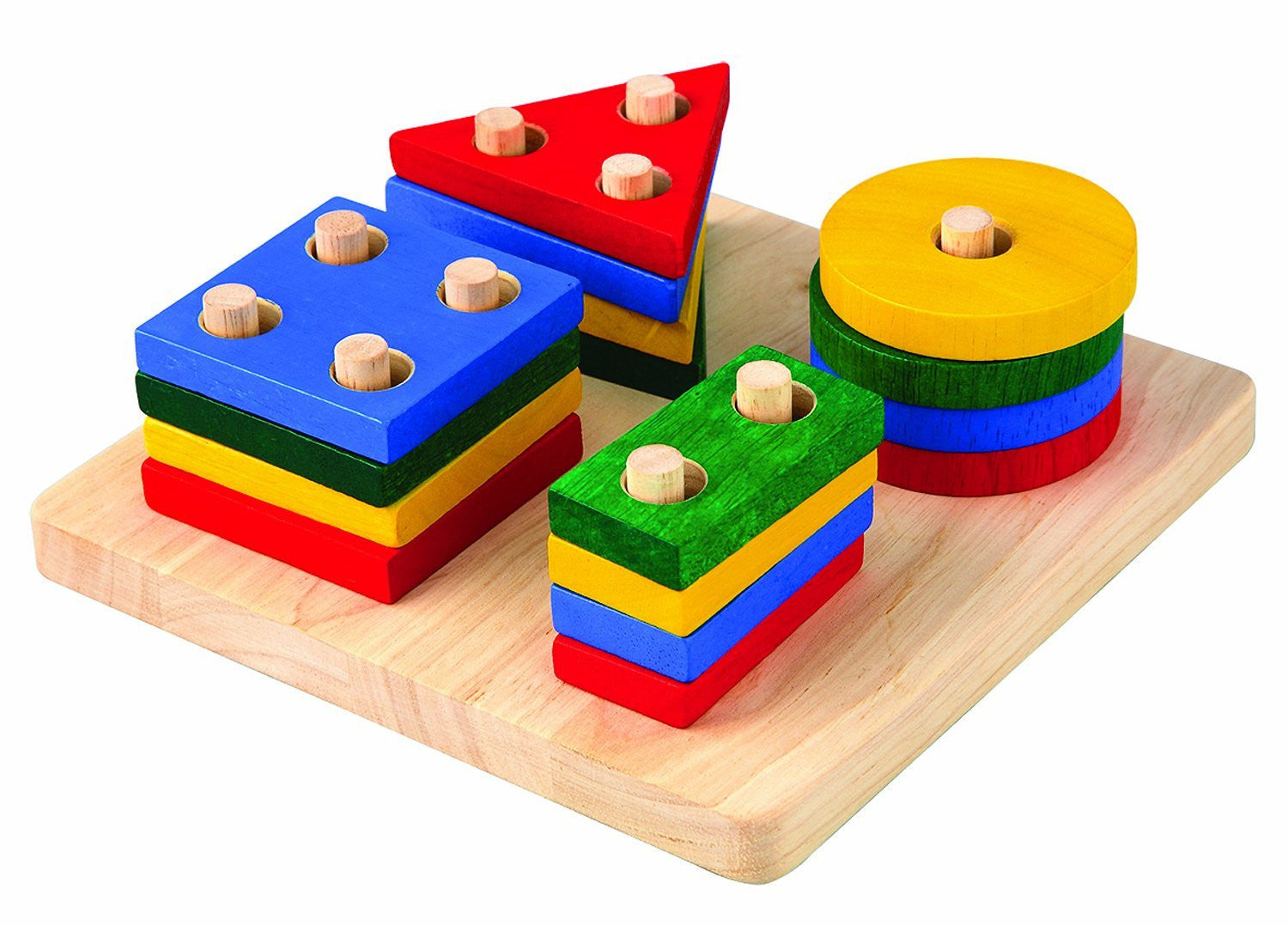 Plan Toy Geometric Sorting Board | Family Learning Depot
