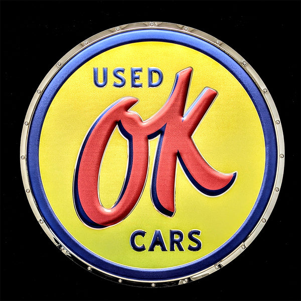 OK USED CARS/シボレー/Chevroletディーラー/ネオンサイン-