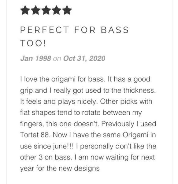 Guitar Pick review