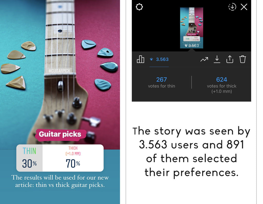 Thick guitar picks vs thin guitar picks