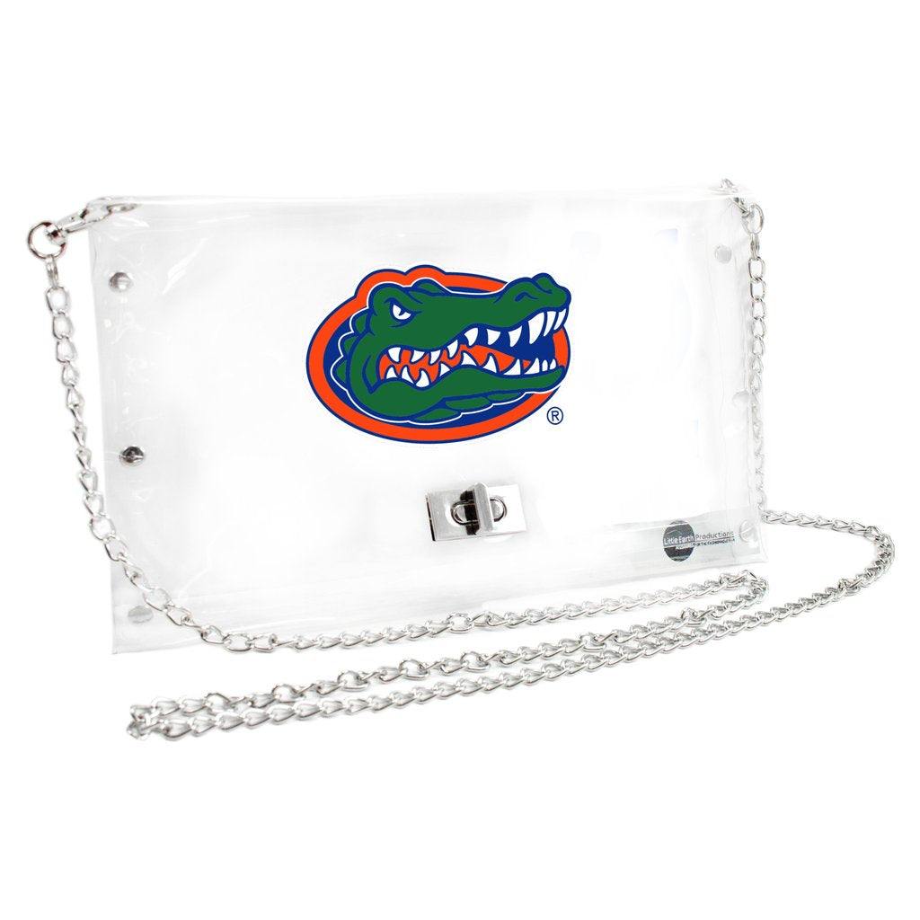 clear gator purse