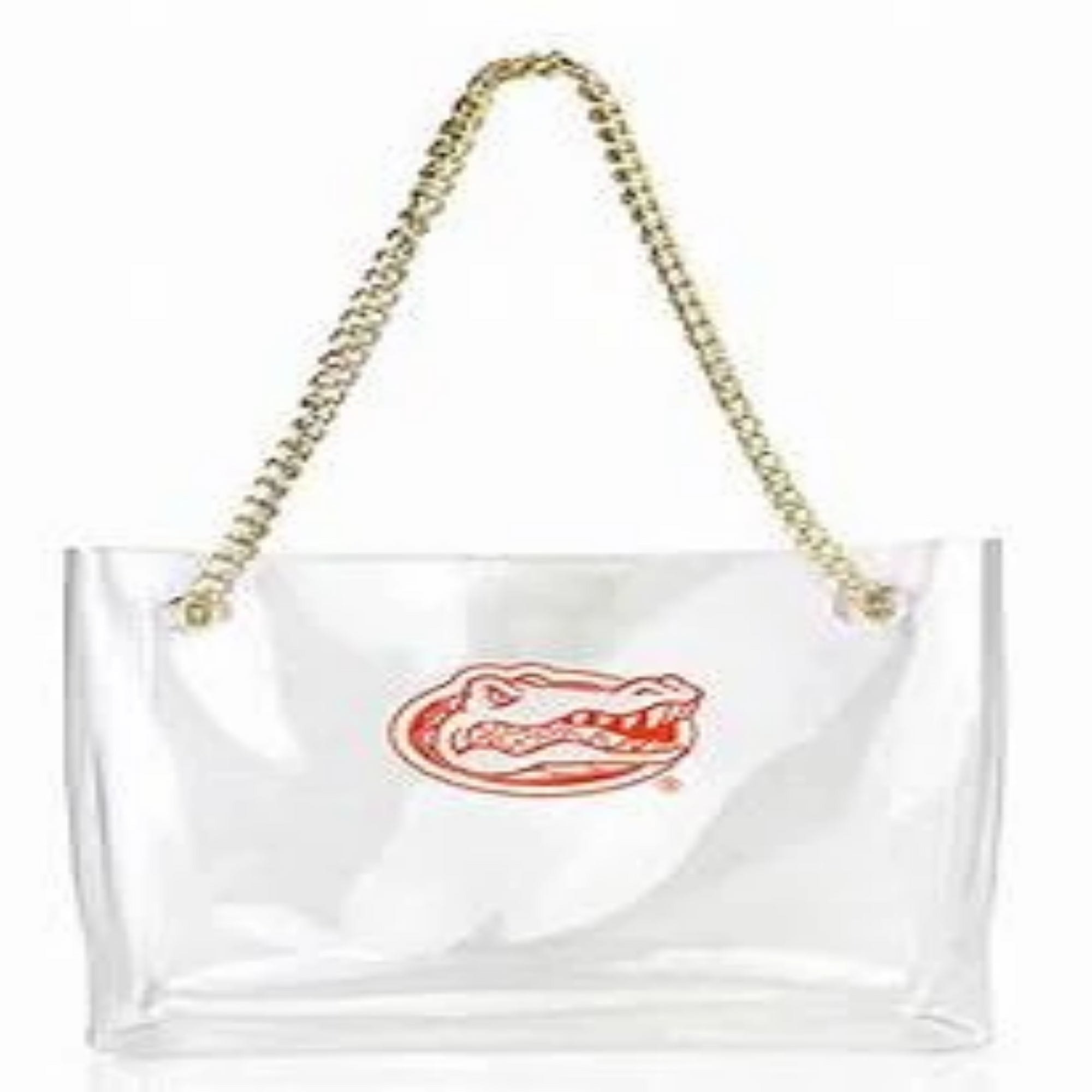 clear gator purse