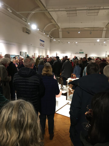 photo of private view at Worthing Museum