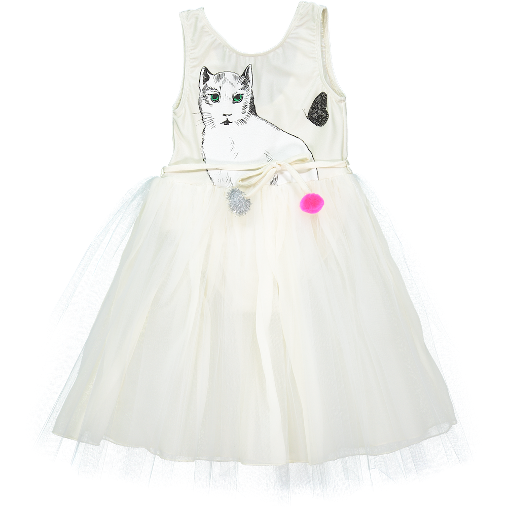 Dress Chat Blanc Ivory