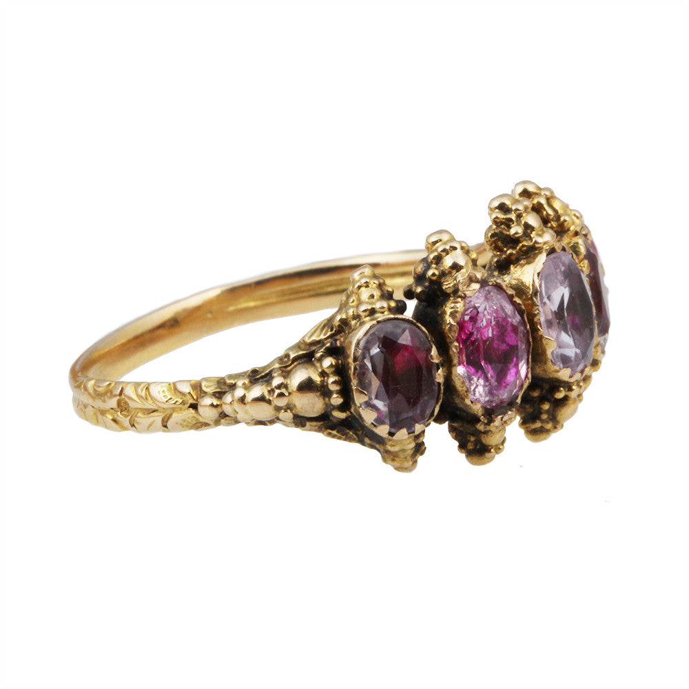Cannetile Pink Topaz Ring | Bell and Bird