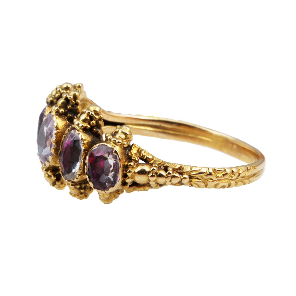 Cannetile Pink Topaz Ring | Bell and Bird