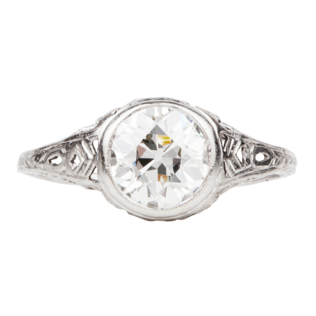 Antique Star Marquise Cut Diamond Ring c1950 – Pippin Vintage Jewelry