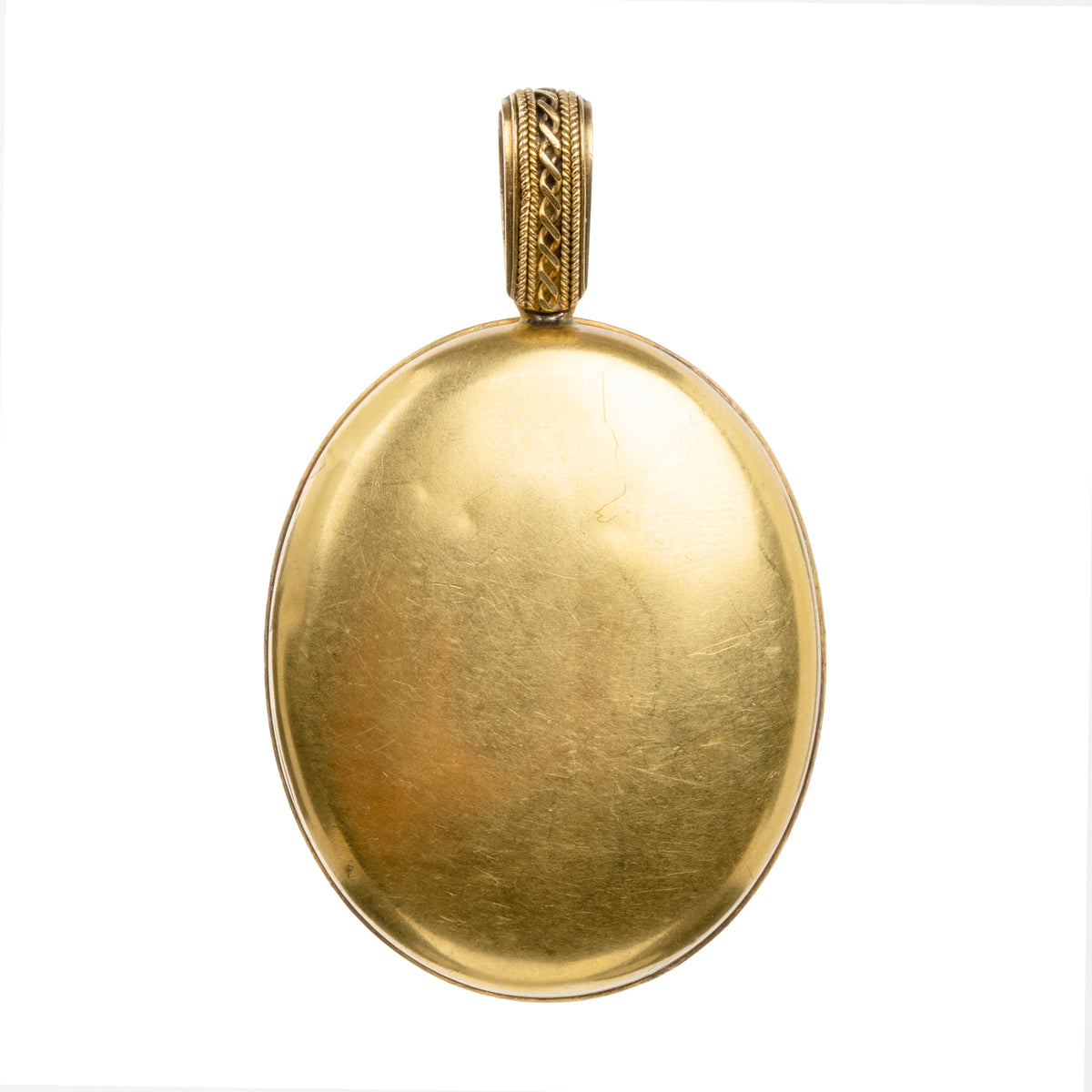 Victorian Era Gold Trefoil Locket | Bell and Bird