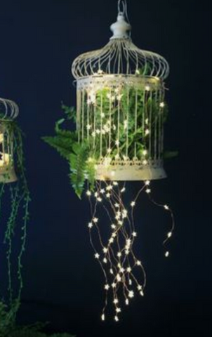 Indoor Fairy Light idea - Pnterest