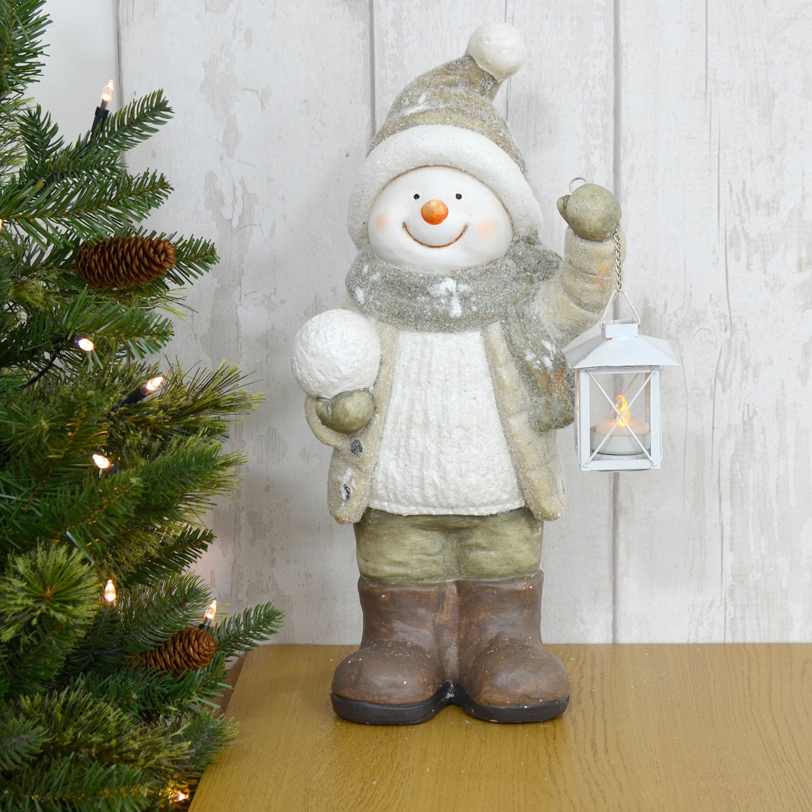 Christmas Decoration Lanterns Santa Claus Snowman Lantern - Temu