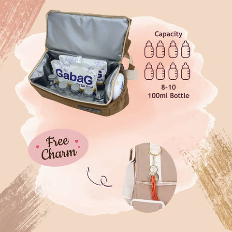 Gabag Executive Caramel Cooler Bag Capacity
