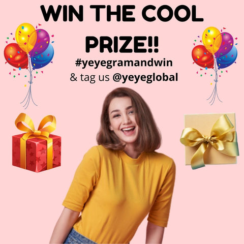 win yeye cool prize Instagram monthly contest