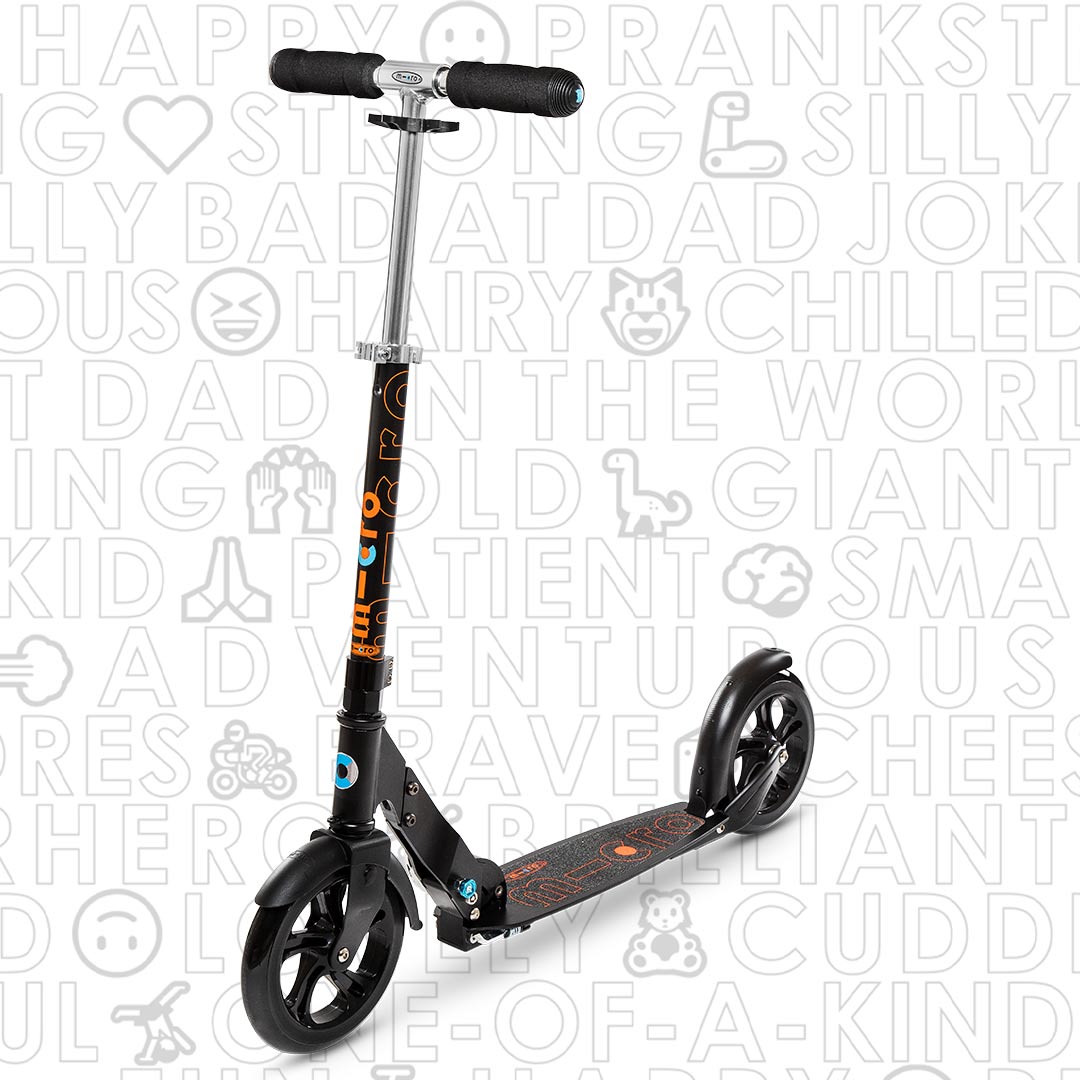 Micro classic black scooter