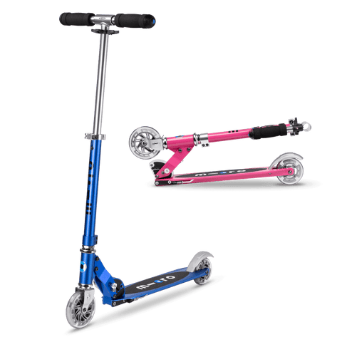 Micro Sprite Kids Scooter in blue and pink