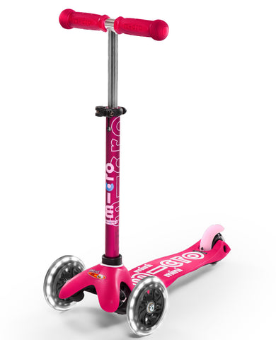 Mini Micro Deluxe Light Up Pink Scooter