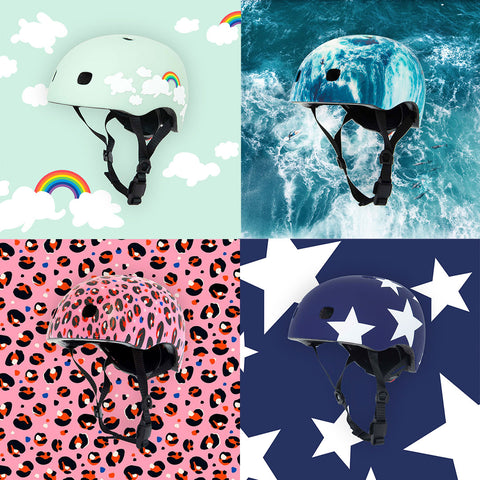 Limited edition helmet range with fun designs for kids and toddlers