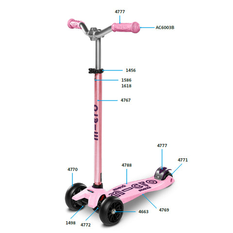 Maxi micro deluxe prod parts diagram