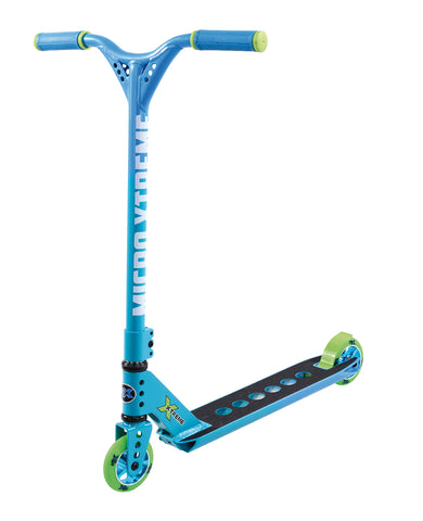 Kids mX Trixx Stunt Scooter Rainbow Blue