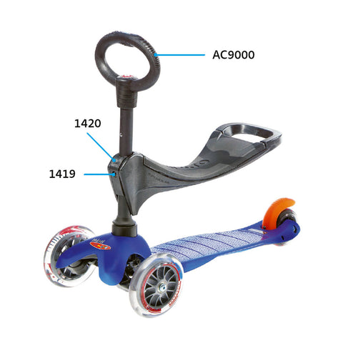 Mini Micro Seat Scooter Spare Parts digram