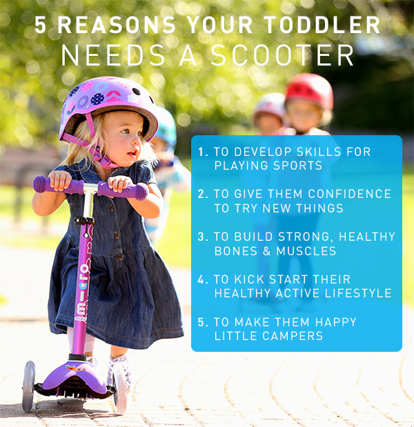 5 reasons your toddler needs a scooter 