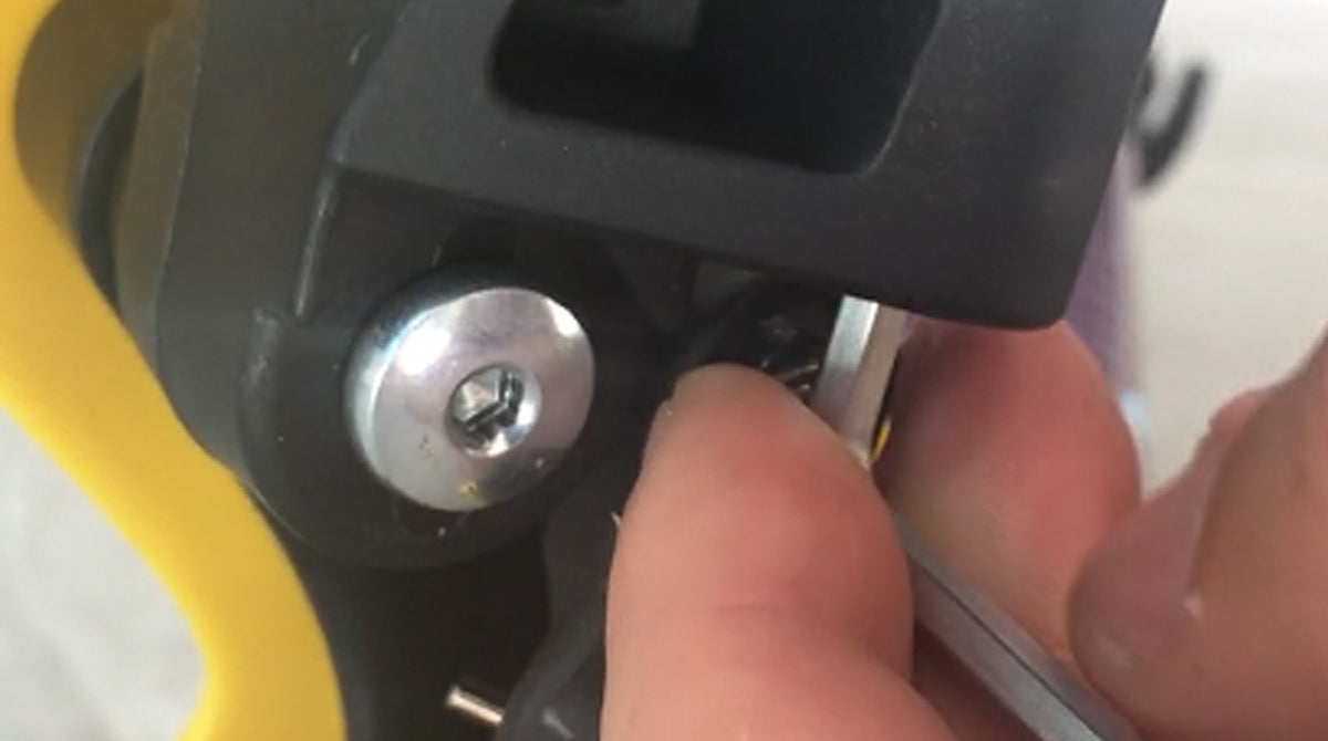 How to change the left hand wheel on a Mini Micro - step 1