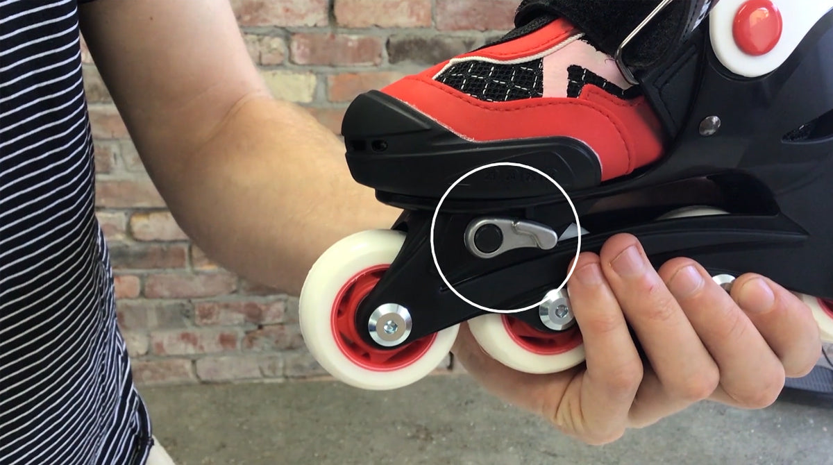 How to adjust Micro Majority Skate size - step 2