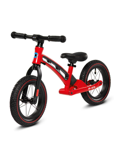 red toddler balance bike