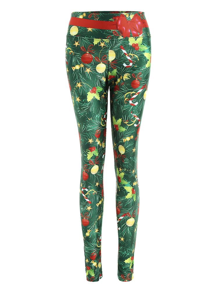 christmas gym leggings