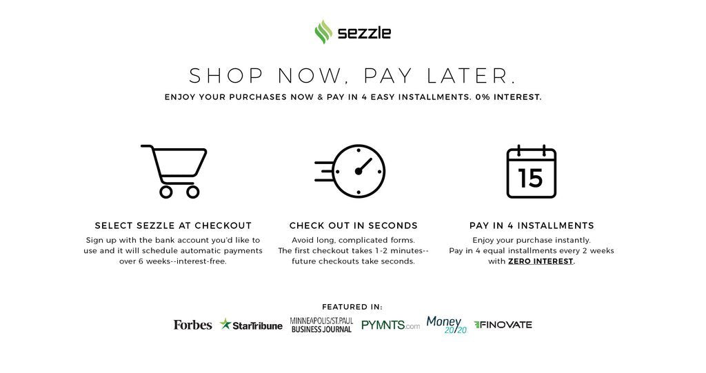 Buy Now Pay Later with Sezzle