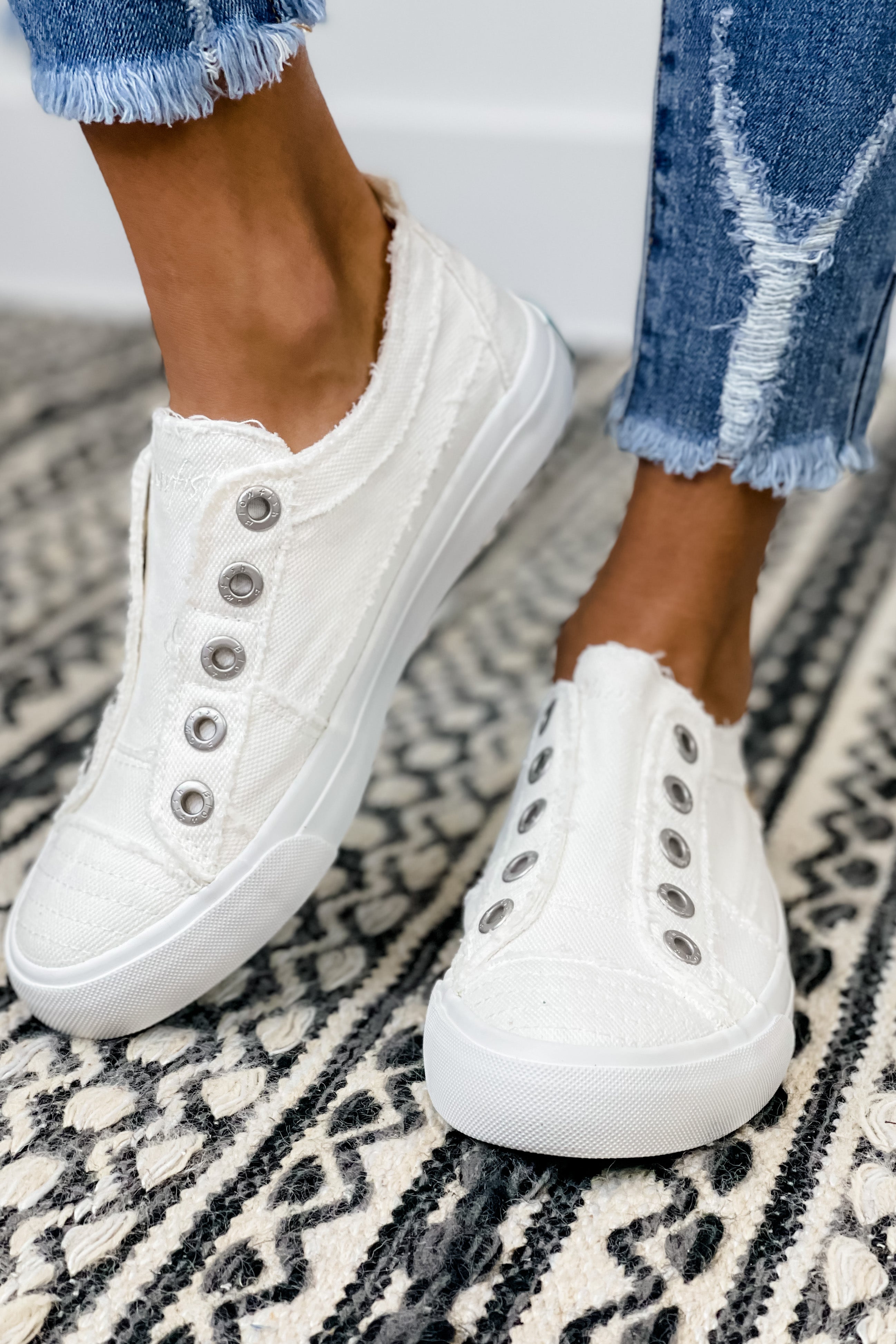 Blowfish Play White Sneakers | Women's Online Clothing Boutique