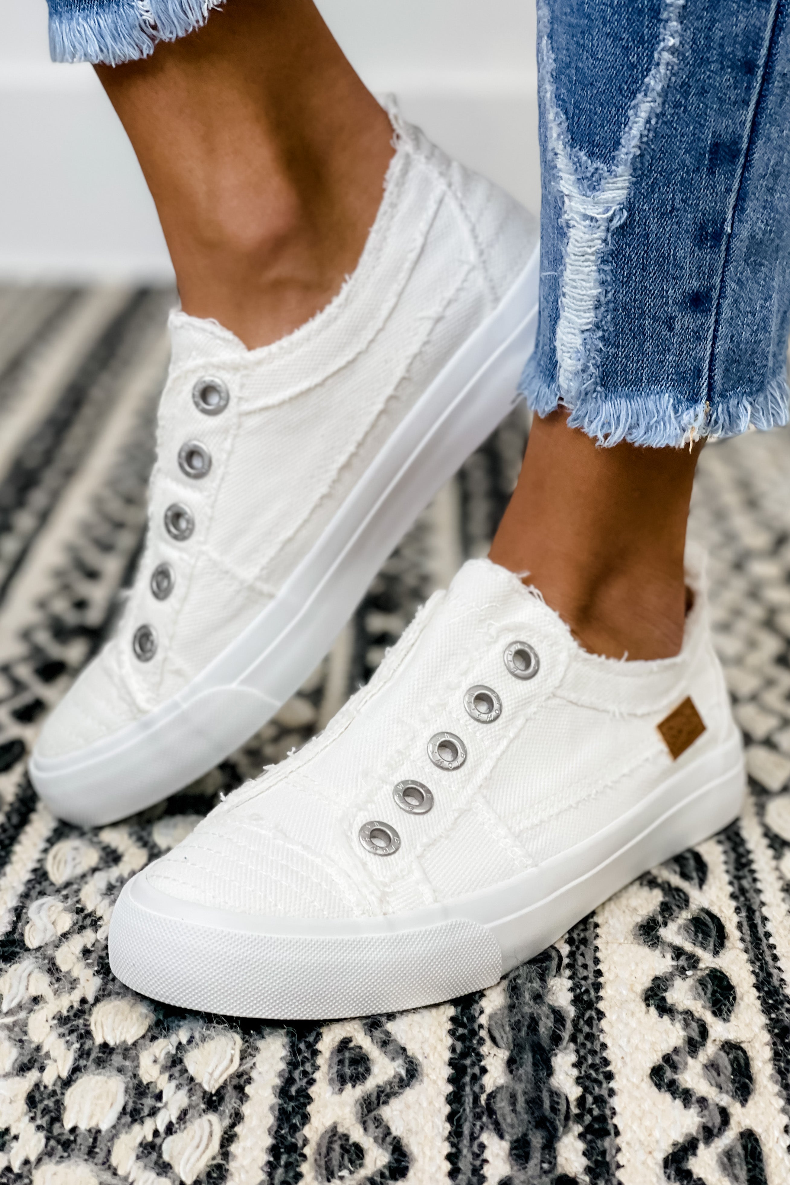 Blowfish Play White Sneakers | Women's Online Clothing Boutique