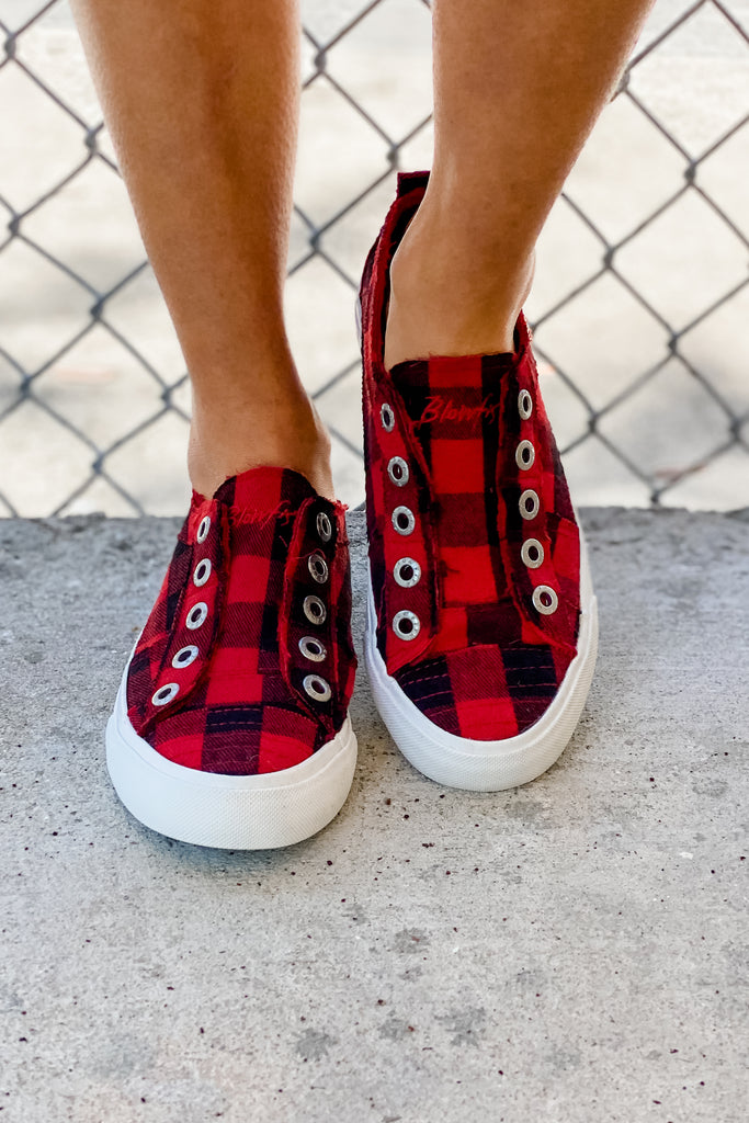 buffalo plaid blowfish