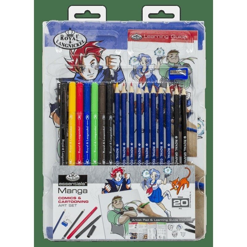 Art Supplies Reviews and Manga Cartoon Sketching: Royal Langnickel Sketching  Pencils Set Review