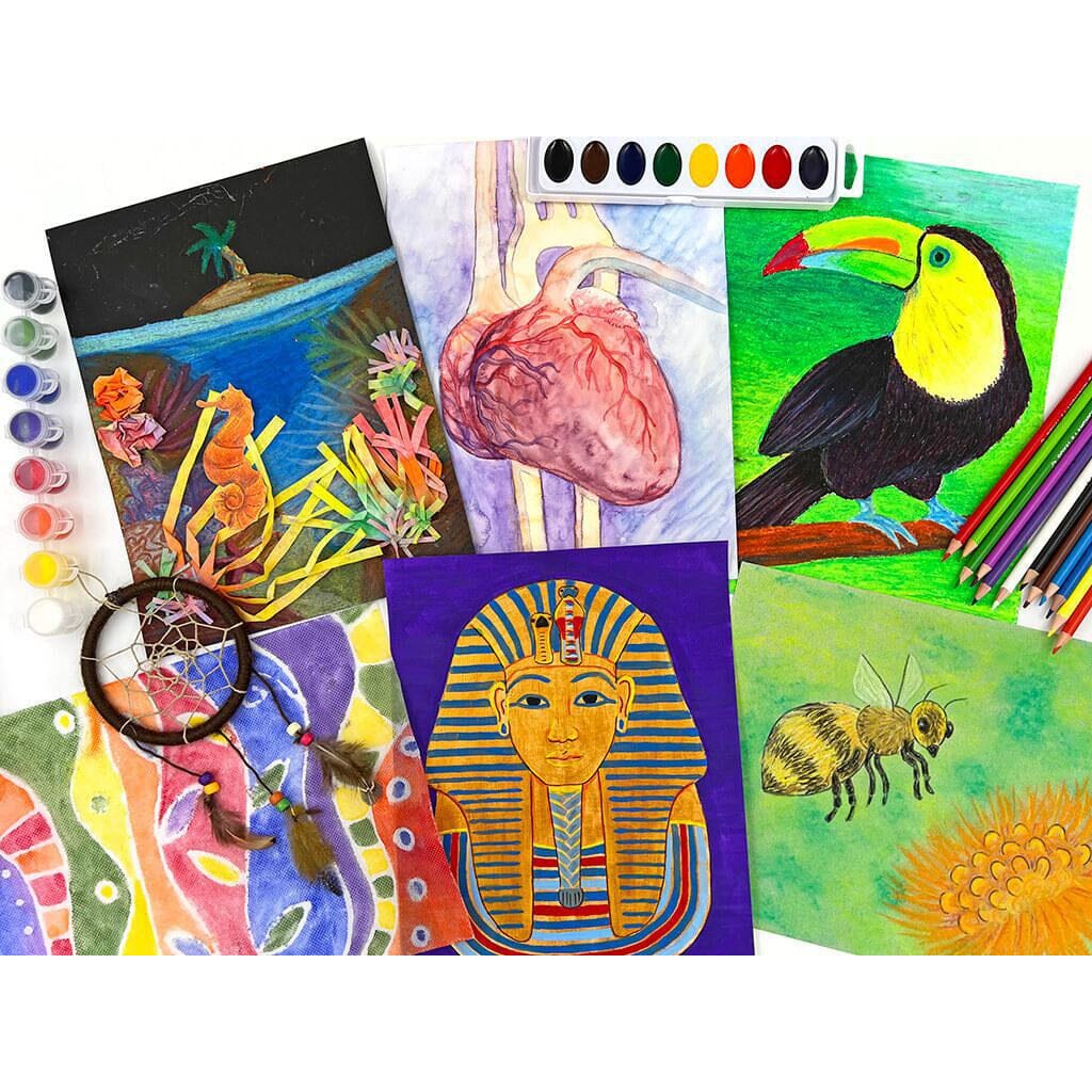 Homeschool Arts and Crafts Kits - Art Box for Kids