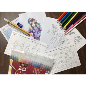 manga drawing set 13piece  Five Below  let go  have fun