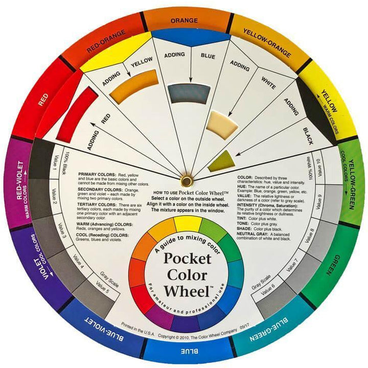 Art Color Wheel, Pocket Color Wheel | I Create Art Box