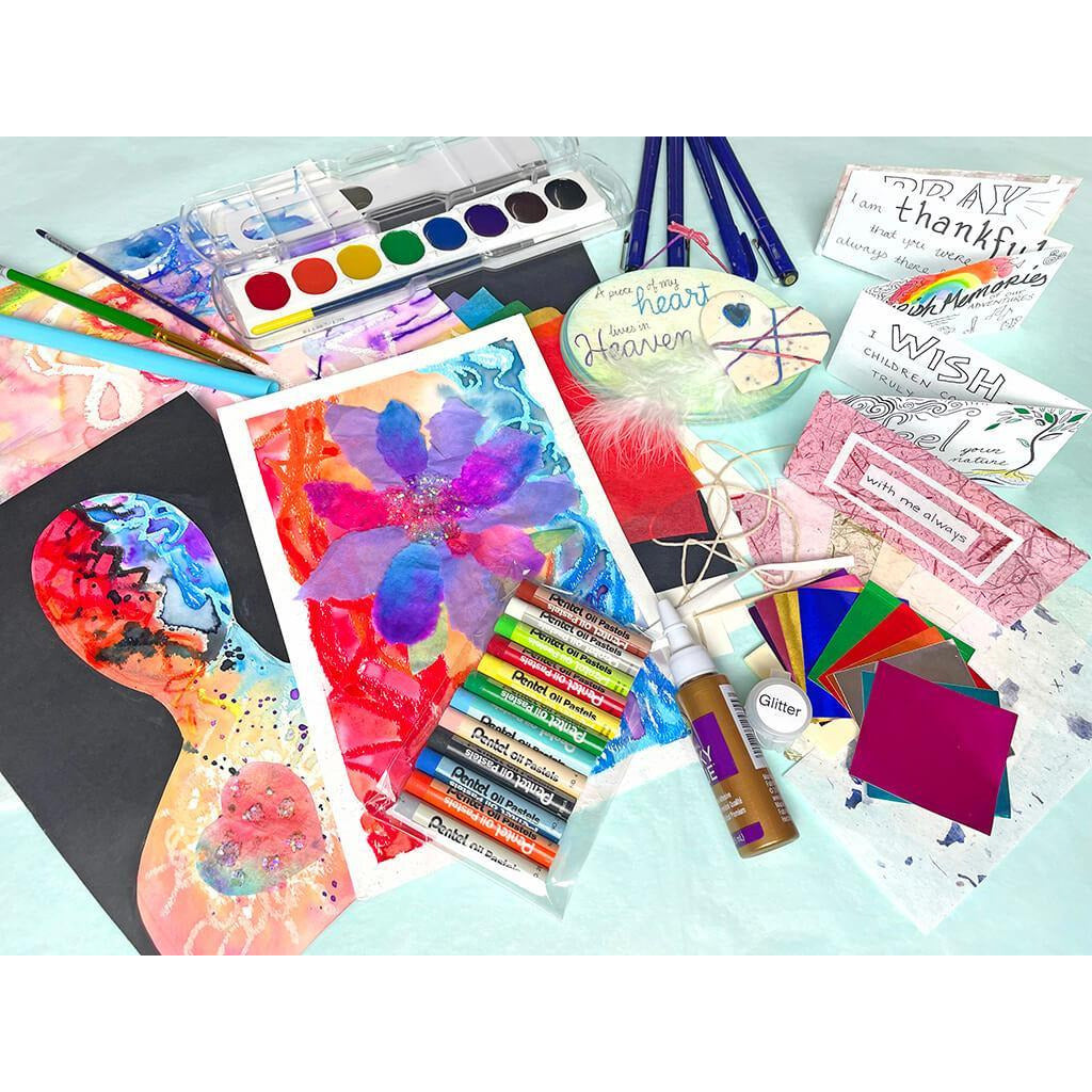 Oil Pastel Set Art Supply Box Kids Activity Homeschool Art