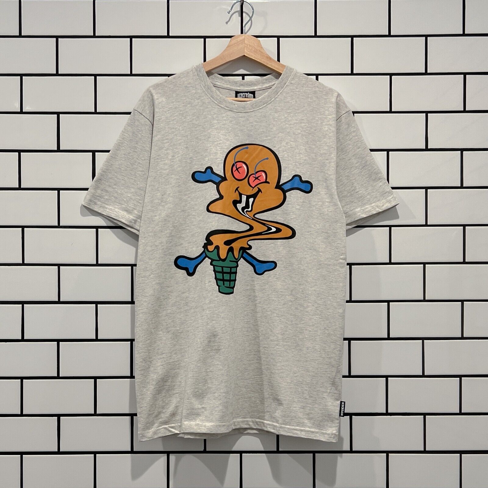 ICE CREAM BBC ICECREAM COLOURFUL SS TEE LIGHT HEATHER GREY | archive