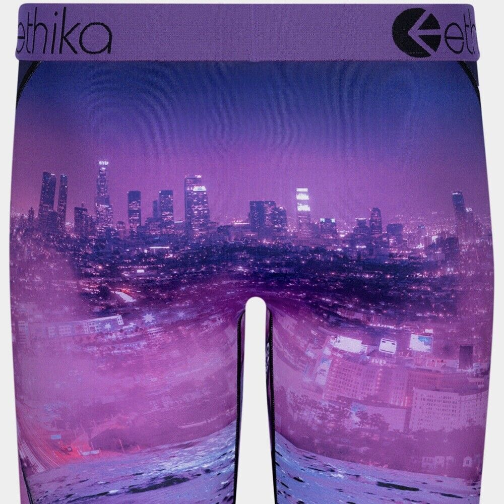 Lids Los Angeles Lakers Ethika City Edition Boxer Briefs - Purple