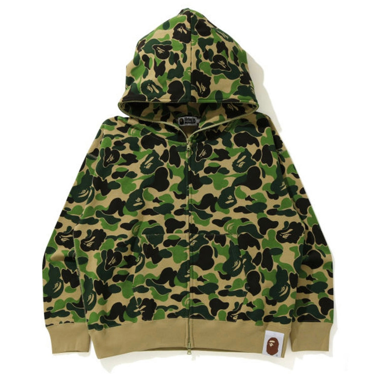 COLOR CAMO SHARK FULL ZIP HOODIE –