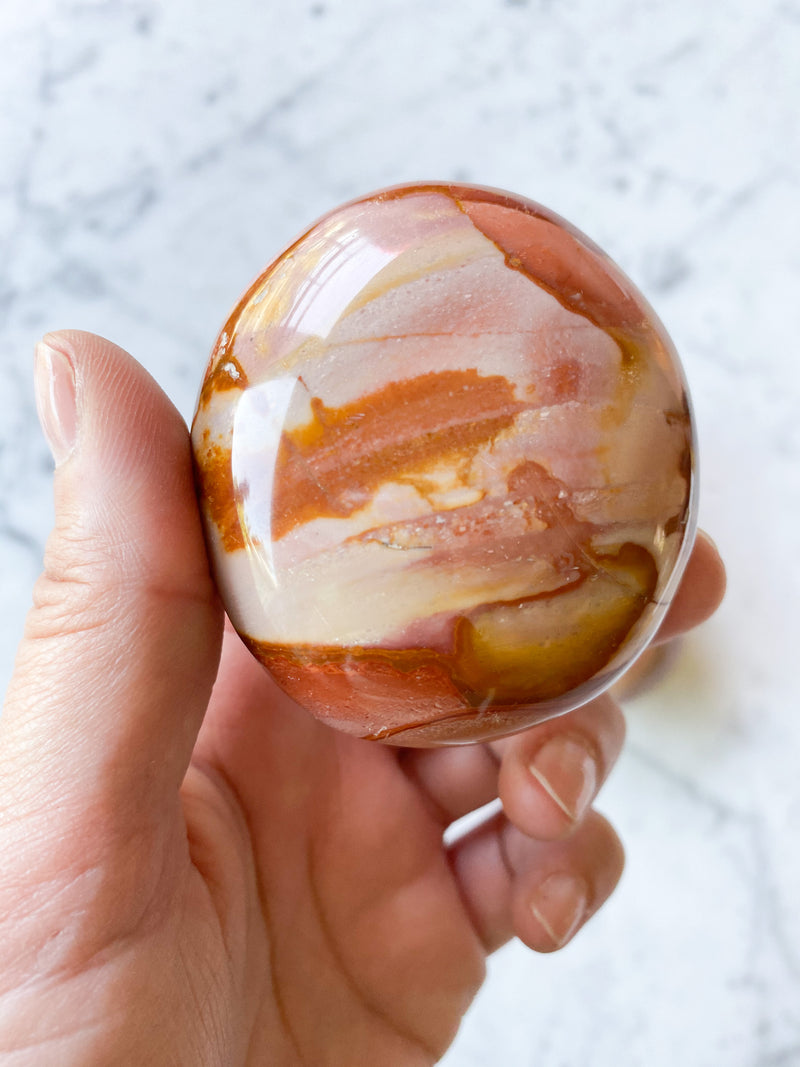 polychrome jasper palm stone